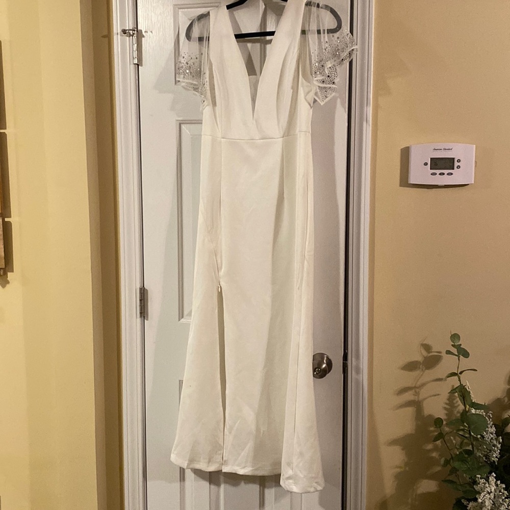 White dress!
